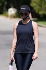LUCY HALE Out Hiking at Fryman Canyon in Studio City 06/29/2020