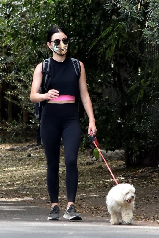 LUCY HALE Out Hiking in Studio City 06/02/2020