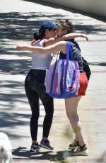 LUCY HALE Out with a Friend in Studio City 06/23/2020