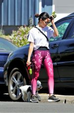 LUCY HALE Out with Elvis in Studio City 06/07/2020
