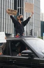 MADISON BEER at a Protest in Los Angeles 06/01/2020