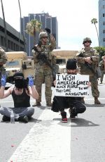 MADISON BEER Out Protesting in Los Angeles 06/02/2020