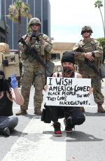 MADISON BEER Out Protesting in Los Angeles 06/02/2020
