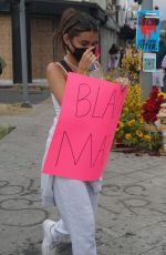 MADISON BEER Out Protesting in Los Angeles 06/05/2020