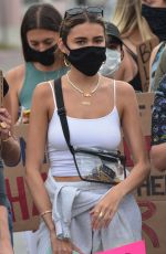 MADISON BEER Out Protesting in Los Angeles 06/05/2020