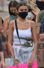MADISON BEER Out Protesting in Los Angeles 06/05/2020