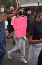 MADISON BEER Out Protesting in Los Angeles 06/05/2020