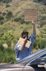 MADISON BEER Out Protesting in Malibu 06/03/2020