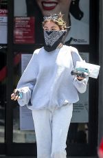 MADISON BEER Wearing Bandana Mask at CVS in Malibu 06/16/2020