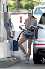 MAGARET QUALLEY at a Gas Station in Los Angeles 06/14/2020