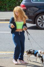 MAISIE SMITH Out with Her Dogs in Essex 06/01/2020