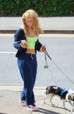 MAISIE SMITH Out with Her Dogs in Essex 06/01/2020