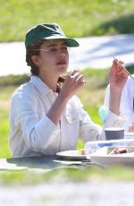 MARGARET QUALLEY at Pan Pacific Park in Los Angeles 06/27/2020