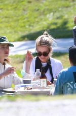 MARGARET QUALLEY at Pan Pacific Park in Los Angeles 06/27/2020
