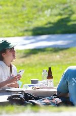 MARGARET QUALLEY at Pan Pacific Park in Los Angeles 06/27/2020