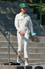 MARGARET QUALLEY at Pan Pacific Park in Los Angeles 06/27/2020