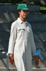 MARGARET QUALLEY at Pan Pacific Park in Los Angeles 06/27/2020