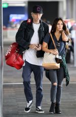 MEGAN FOX and Machine Gun Kelly at LAX Airport 06/29/2020