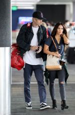 MEGAN FOX and Machine Gun Kelly at LAX Airport 06/29/2020