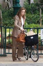 MELISSA GEORGE Riding a Bike Out in Paris 06/10/2020