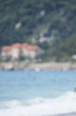 MICHELLE HUNZIKER in Bikini at a Beach in Varigotti 06/21/2020