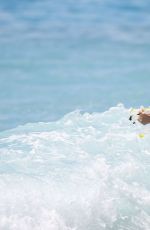 MICHELLE HUNZIKER in Bikini at a Beach in Varigotti 06/21/2020