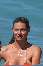MICHELLE HUNZIKER in Bikini at a Beach in Varigotti 06/24/2020