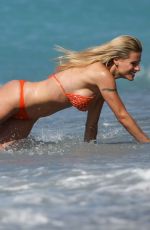 MICHELLE HUNZIKER in Bikini at a Beach in Varigotti 06/24/2020