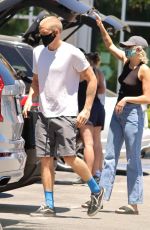 MILEY CYRUS and Cody Simpson Out Shopping in Calabasas 06/09/2020