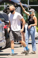 MILEY CYRUS and Cody Simpson Out Shopping in Calabasas 06/09/2020