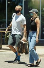 MILEY CYRUS and Cody Simpson Out Shopping in Calabasas 06/09/2020