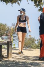 MILEY CYRUS Out Hiking in Los Lngeles 06/04/2020