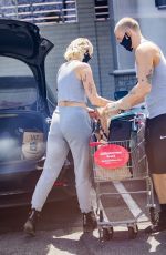 MILEY CYRUS Shopping at CVS in Calabasas 06/12/2020