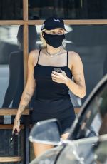 MILEY CYRUS Wearing Bandana Mask Out in Calabasas 06/16/2020