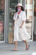 MINNIE DRIVER Shopping at Zara in Los Angeles 06/23/2020