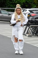 MOLLY MAE HAGUE Out Shopping in London 06/17/2020