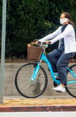 MOLLY SHANNON Riding Bike Out in West Hollywood 06/05/2020