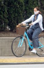 MOLLY SHANNON Riding Bike Out in West Hollywood 06/05/2020