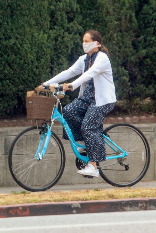 MOLLY SHANNON Riding Bike Out in West Hollywood 06/05/2020