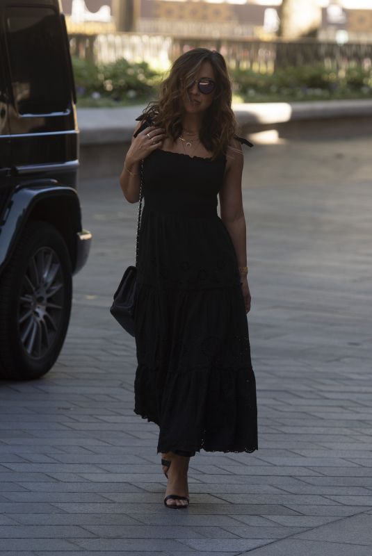 MYLEENE KLASS Arrives at Global Radio in London 06/02/2020