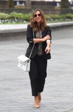 MYLEENE KLASS Arrives at Global Radio in London 06/04/2020