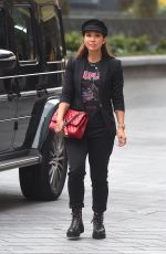 MYLEENE KLASS Arrives at Global Radio in London 06/08/2020