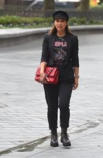 MYLEENE KLASS Arrives at Global Radio in London 06/08/2020
