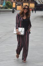 MYLEENE KLASS Arrives at Global Radio in London 06/10/2020