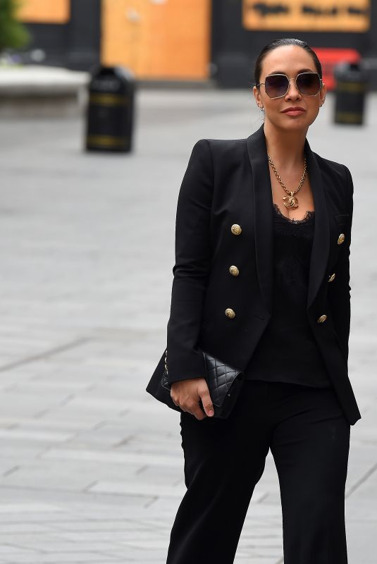 MYLEENE KLASS Arrives at Global Radio in London 06/29/2020