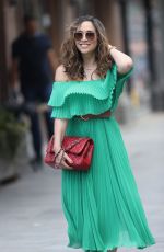MYLEENE KLASS Arrives at Smooth Radio in London 06/13/2020