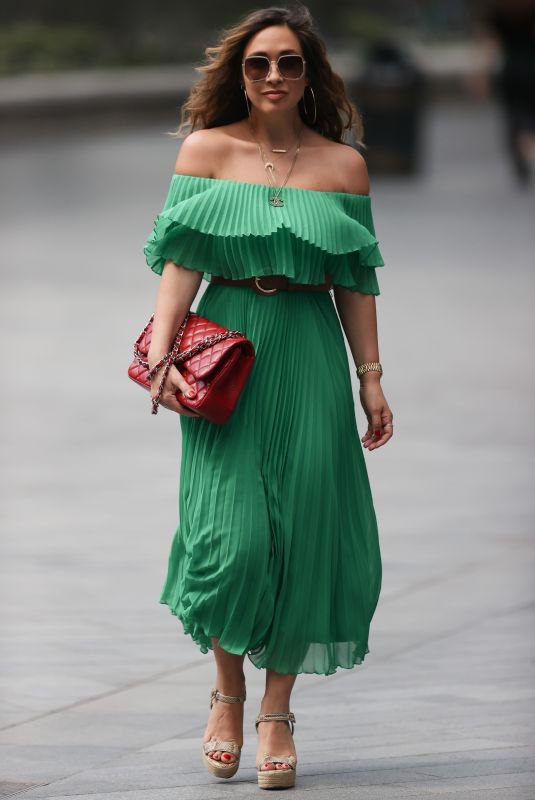 MYLEENE KLASS Arrives at Smooth Radio in London 06/13/2020