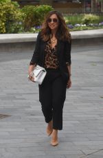 MYLEENE KLASS Arrivesg at Global Radio in London 06/12/2020