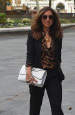MYLEENE KLASS Arrivesg at Global Radio in London 06/12/2020