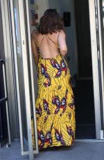 MYLEENE KLASS in a Summer Dress Arrives at Smooth Radio in London 06/25/2020